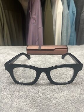 Black Women's Square Frame Glasses - “The Route” Classic Everyday Style